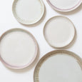 Sunrise and Ridges Ceramic Plates - Set of 12